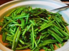 虾酱焗茼蒿梗-小天厨民间菜馆(深圳街店)