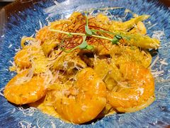 芝士蘑菇鲜虾意大利面-BE BRIGHT KITCHEN(正佳广场店)