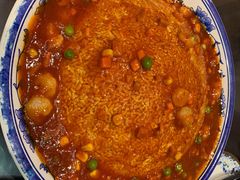 虾仁茄汁锅巴-九炉分座(个园店)