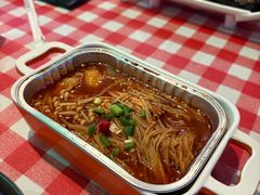 虾滑金汤金针茹-串王阿三烧烤·小龙虾·烤鱼(拱墅胜利河美食街店)