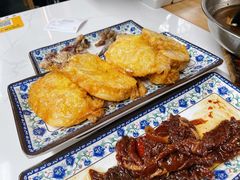 鸡蛋炸馒头片-大槐树烤肉馆