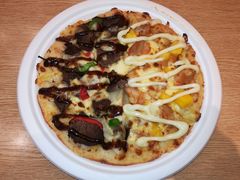 德克萨牛排拼香芒恋鸡比萨-City1+1城市比萨(国商卫星广场店)