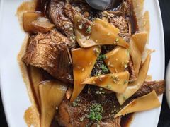 温式黄鱼烧年糕-柒园·三十年创意杭帮菜(龙湖滨江天街店)