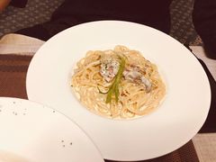 奶油腌肉蘑菇面-LUCCA卢卡西班牙海鲜饭(远洋广场店)