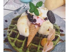 抹茶红豆华夫饼-MIKAKU(万达广场上海宝山店)