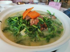 咸骨煲淋西洋菜-汤臣·空中餐厅·严选粤菜(石湾世博广场店)
