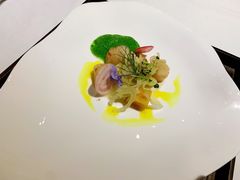 香煎扇贝佐咖喱白花菜泥-王品牛排(合肥万象城店)