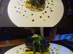 盘煎银鳕鱼配黑橄榄酱汁-AZUL by FUEL蓝色·法式酒馆(琶醍店)