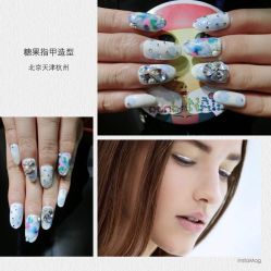 点击看大图 糖果指甲造型-光SPA科技美肤