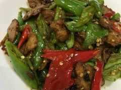 素炒羊肉-慈心素食馆(绳金塔店)