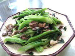 菜心炒鸡杂-区海鸡场饭店(石壁店)