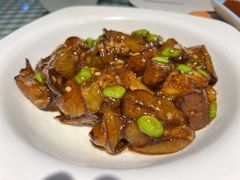 毛豆烧茄子-玉桥餐厅(天坛店)