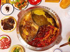 艳红酸辣三拼锅-陈艳红火锅菜·冒菜(簋街店)