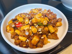 松子牛肉炒年糕-兔爸私家小厨(新北万达店)