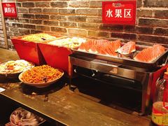 自助取餐区-矮板凳老火锅(宽窄巷子店)