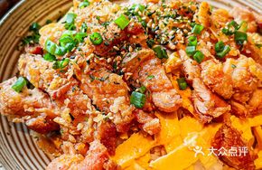 Sauce-Braised Crispy Chicken Rice