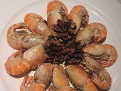 松香油爆罗氏虾-飶香居(省博物馆店)