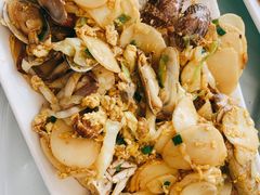 海鲜炒年糕-金海湾海鲜排档(朱家尖店)
