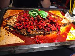 -探鱼·鲜青椒爽麻烤鱼(天河优托邦店)