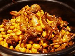 姜辣鸽王煲-小金鬼·煎饺·鸽子汤