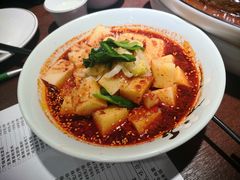 菠菜搅团-蓝田印象
