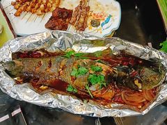 锡纸鲶鱼-高家烧鸽子烧烤店63年