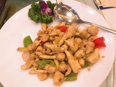 虾仁炒藕芽-阿栋·绝版湛江鸡体验馆