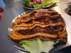 路边秘制肉-大丘街路边烤牛肉