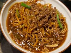馓子牛肉丝-刘胖子家常菜(金色港湾店)