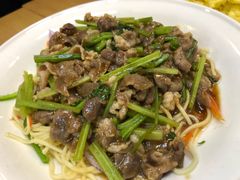 沙茶羊肉炒面-台北楚楚园馅饼粥(虹桥南丰城店)