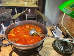黑胡椒番茄牛腩锅-有才叔的小馆(高新咖啡街区店)
