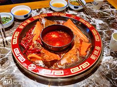 番茄鸳鸯锅-蜀辣居鲜货老火锅(红牌楼店)