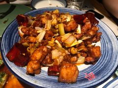 桃仁剔炒鸡-那家小馆•北京菜•烤鸭(中关村店)