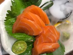 三文鱼刺身-小川洋风料理(江汉路店)