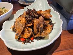 梅干菜油爆虾-望湘园·洞庭渔宴(浦江欢乐颂店)