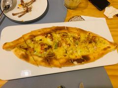 鸡肉奶酪皮塔饼-伊斯坦布尔土耳其清真咖啡餐厅