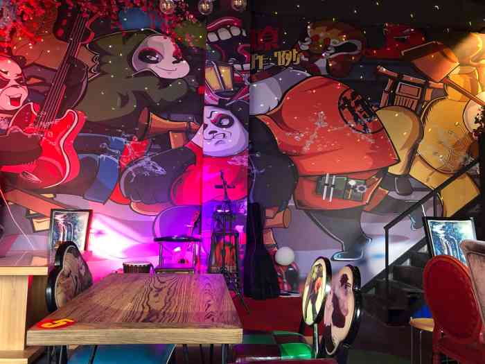 熊猫烧烤酒馆-"位置在经九路,第二中学旁边很好找,买的大.