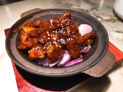 蒜香蜜汁排骨-绿茶餐厅(成都大悦城店)