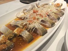 黄贡椒蒸银丝大白刁-小隐院子·庭院餐厅(大学城后湖店)