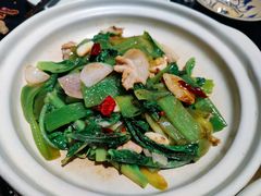 炝炒三原莴笋尖-长安大牌档之龙头酒肆(荣民龙首广场店)