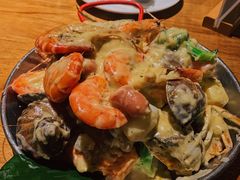 手抓海鲜蒜香奶油味-仓库南洋海鲜小排档(柳河路店)