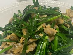 韭菜炒蛤肉-毛哥小馆子(百井坊巷店)