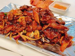铁板蚝油牛肉-乾隆美食·本帮菜(黄河路店)