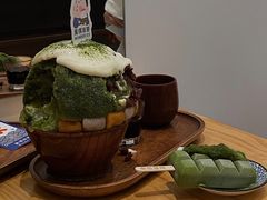 抹茶生乳かき氷-WONDER ICE 萬得冰田(建設路总店)