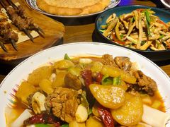 新疆烤羊肉串-天山醉美·新疆餐厅(富华里店)