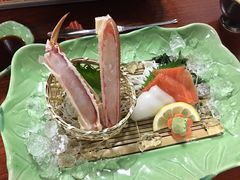 螃蟹刺身-蟹本家(札幌駅前本店)