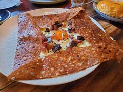 鸡蛋蘑菇熏肉荞麦可丽饼-RAC BAR(安福路店)