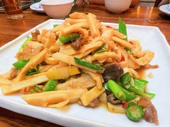 高山笋炒鲜肉-下梅人家土菜馆(历史文化餐厅度假区店)