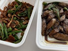 尖椒炒肉丝-老头儿油爆虾(星光一期店)
