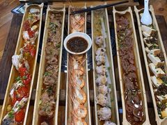 -胡须哥网红竹筒菜